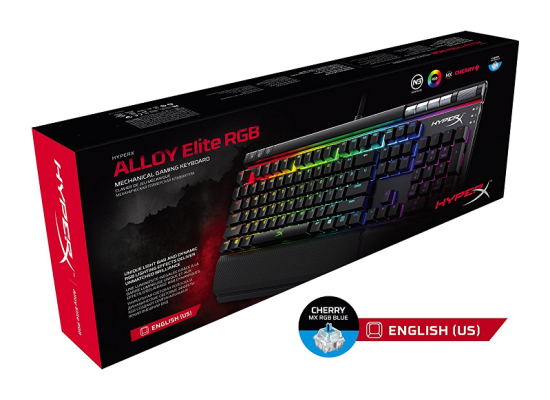 HyperX Alloy Elite RGB Mechanical Gaming MX Blue